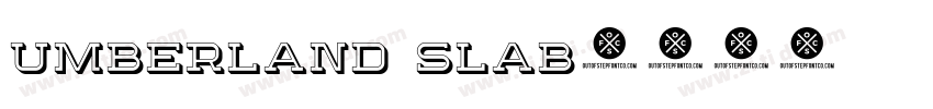 umberland slab字体转换